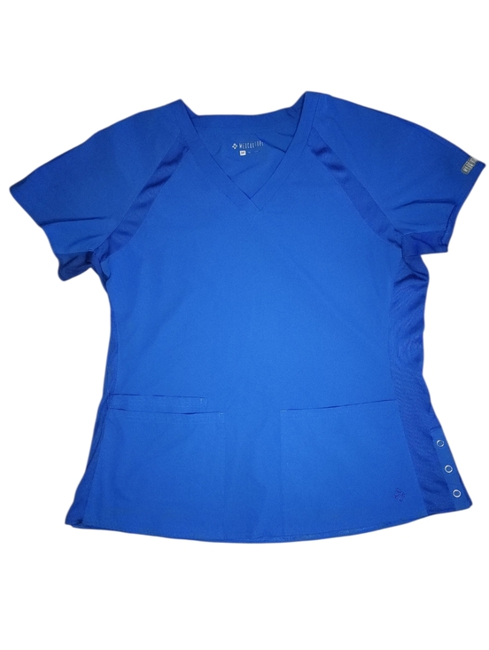 Med Couture Tops - Med Couture V-Neck Scrub Top W/Side Snaps, Womens Medium